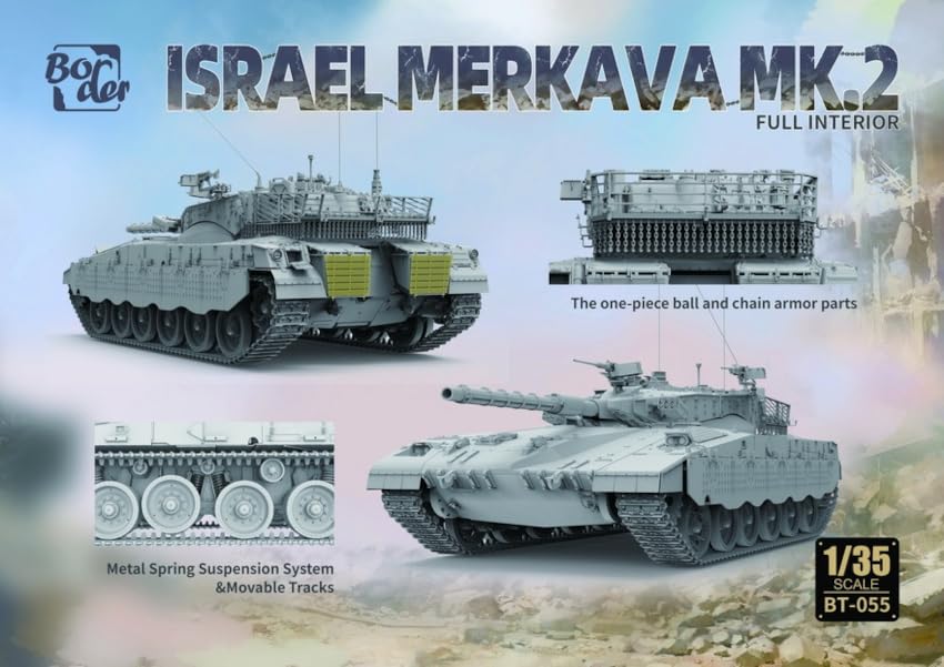 Amazon | ボーダーモデル 1/35 イスラエル メルカバMk.2 w/フル